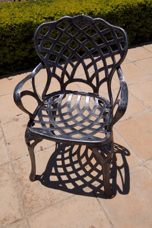 Cast Aluminium Patio Furniture King Crystal Chair