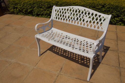 Cast Aluminium Patio Furniture CapeGrape Bench