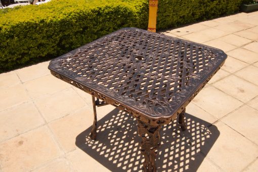 Cast Aluminium Patio Furniture CapeGrape Table Square (100cm x 100cm)