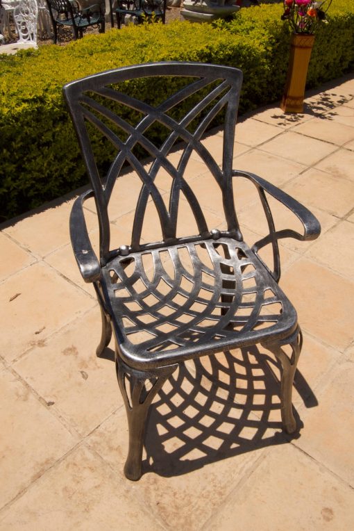 Cast Aluminium Patio Furniture King Willow Chair