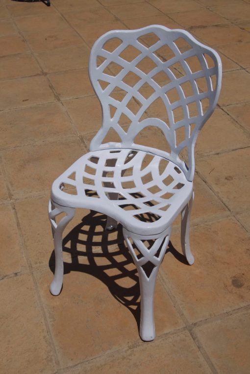 Cast Aluminium Patio Furniture Small Crystal Chair