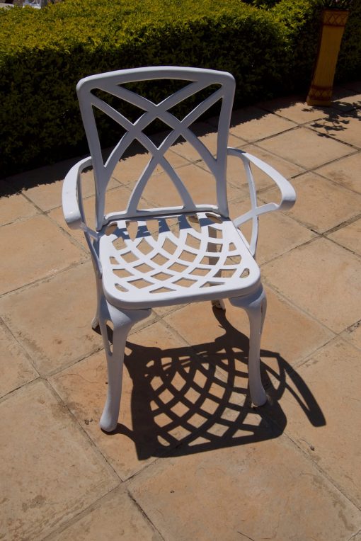 Cast Aluminium Patio Furniture Small Willow Chair