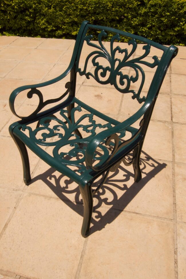 Cast Aluminium Patio Furniture Egyptian Chair