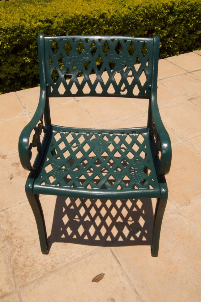 Cast Aluminium Patio Furniture Villa CapeGrape Chair